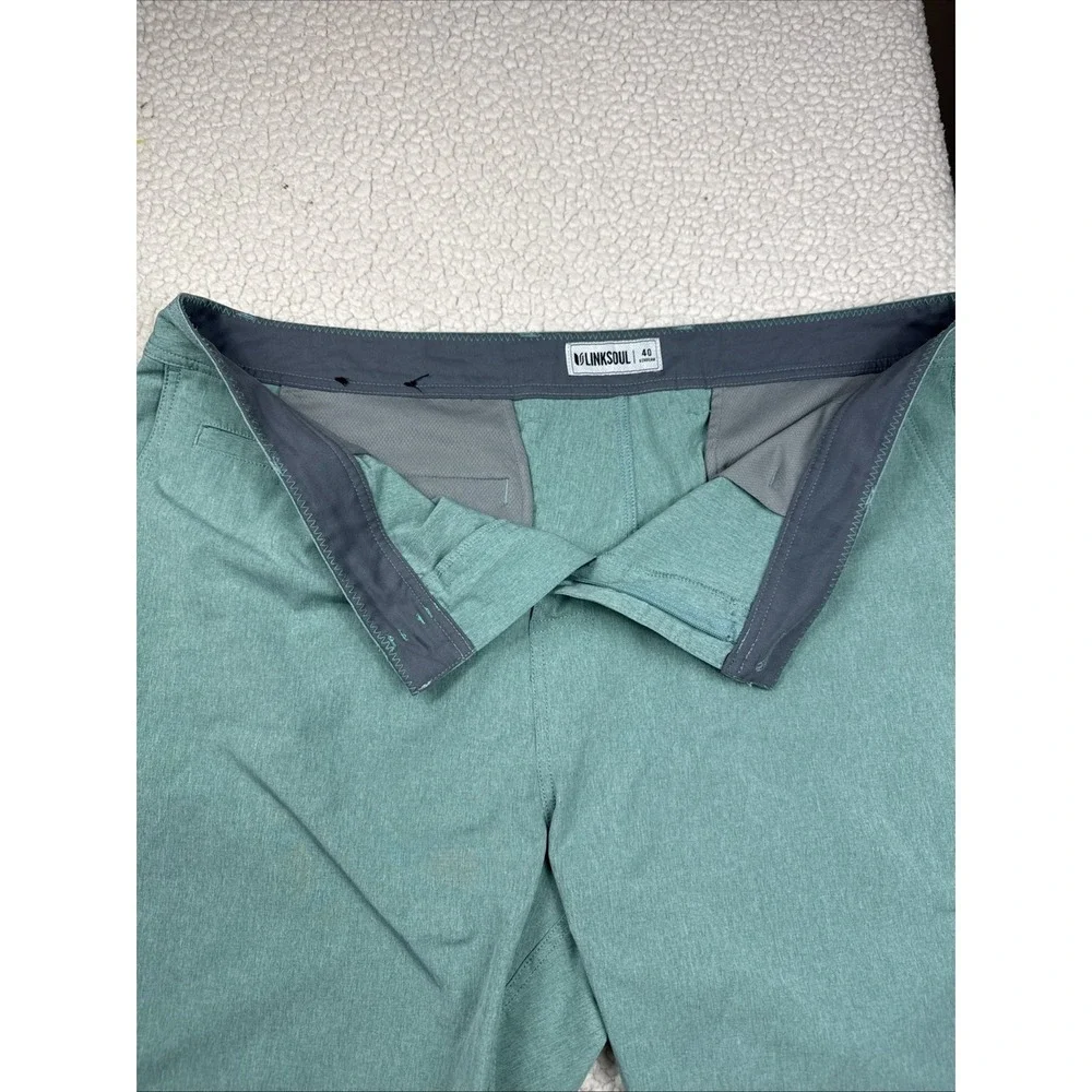 LINKSOUL Boardwalker Hybrid Shorts Men‎ Size 40 Green 8